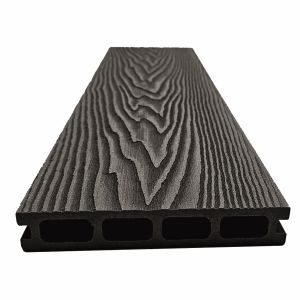 Террасная доска Double 3D Антрацит от производителя  NanoWood по цене 485 р