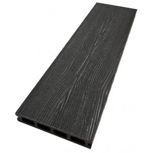 Террасная доска Double 3D Антрацит от производителя  NanoWood по цене 485 р