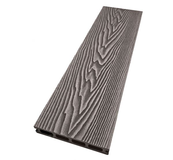 Террасная доска Double 3D Венге от производителя NanoWood по цене 485 р Террасная доска Double 3D Венге от производителя NanoWood по цене 485 р