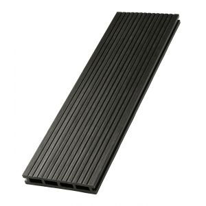 Террасная доска ДПК двусторонняя New 3D тиснение + вельвет Графит от производителя  NanoWood по цене 470 р