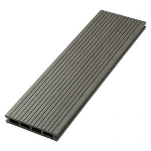 Террасная доска ДПК двусторонняя New 3D тиснение + вельвет Серый от производителя  NanoWood по цене 495 р