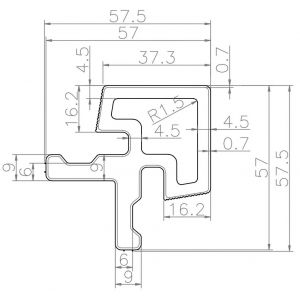 Угол внешний из ДПК CO-EX MIX для фасадной панели Chocolate Mix от производителя Polivan Group по цене 611 р Угол внешний из ДПК CO-EX MIX для фасадной панели Chocolate Mix от производителя Polivan Group по цене 611 р