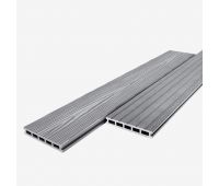 Террасная доска ДПК UnoDeck Mogano Серый