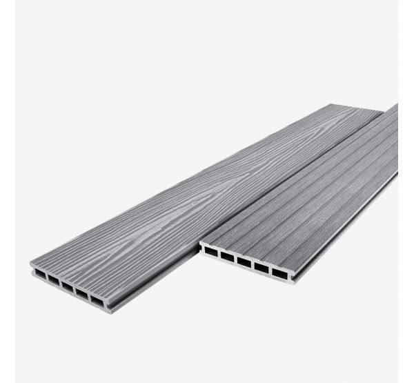 Террасная доска ДПК UnoDeck Mogano Серый от производителя  RusDecking по цене 699 р