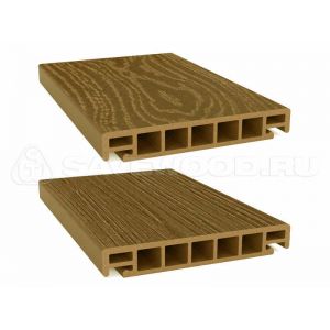 Террасная доска SW Salix (S) (T) Тик от производителя  Savewood по цене 500 р