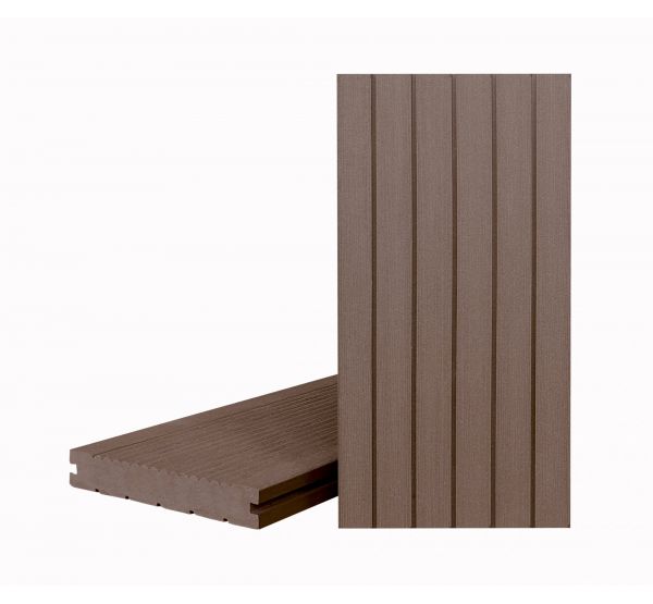 Террасная доска КЛАССИК полнотелая с пазом Тик Киото от производителя  Terrapol по цене 1 264 р