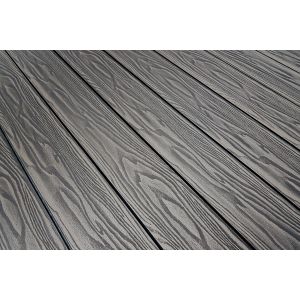 Террасная доска Смарт 3D Полнотелая без паза Черное дерево от производителя  Terrapol по цене 1 149 р