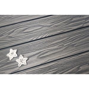 Террасная доска Смарт 3D Полнотелая без паза Черное дерево от производителя  Terrapol по цене 1 149 р