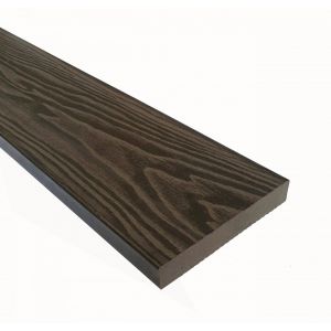 Террасная доска Смарт 3D Полнотелая без паза Тик Киото от производителя  Terrapol по цене 1 149 р