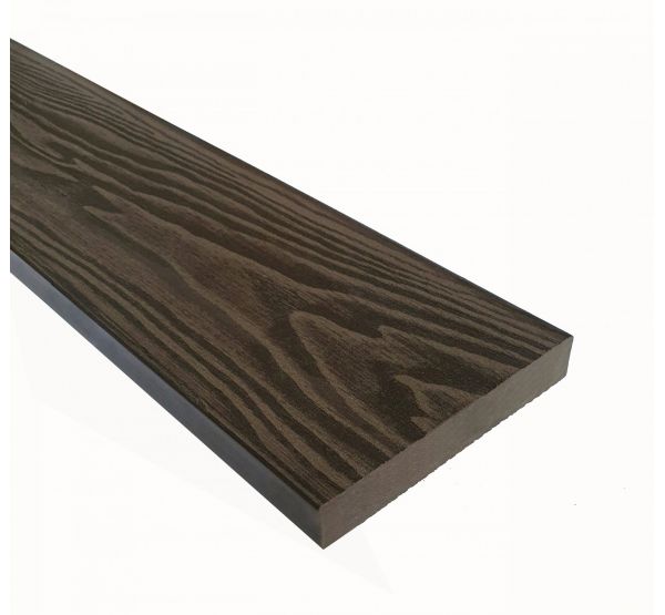 Террасная доска Смарт 3D Полнотелая без паза Венге Соренто от производителя  Terrapol по цене 1 149 р