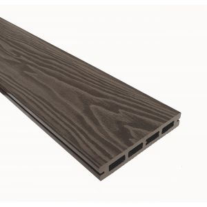 Террасная доска Смарт 3D Пустотелая с пазом Тик Киото от производителя  Terrapol по цене 673 р