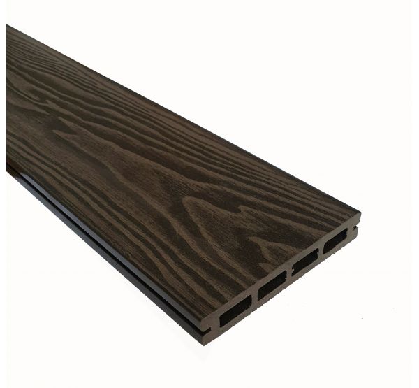 Террасная доска Смарт 3D Пустотелая с пазом Венге Соренто от производителя  Terrapol по цене 673 р