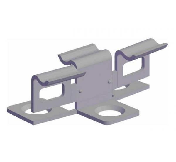 Кляймер промежуточный для каркаса из металлопрофиля и лаги ДПК (упак/100 шт) от производителя  OutDoor по цене 2 400 р