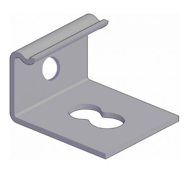 Кляймер стартовый для каркаса из металлопрофиля и лаги ДПК (упак/10 шт) от производителя  OutDoor по цене 240 р