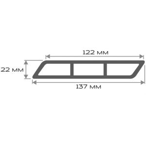 Доска ДПК 3D Ромбус Storm Коричневый микс от производителя  OutDoor по цене 526 р
