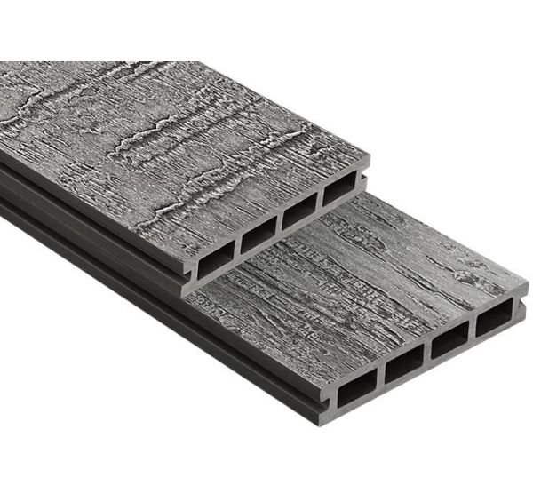 Террасная доска ДПК 3D Virginia/Colorado Тёмно-Серая от производителя  OutDoor по цене 826 р