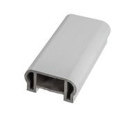 Перила верхнее фигурное 100х50 Extrusion Белый