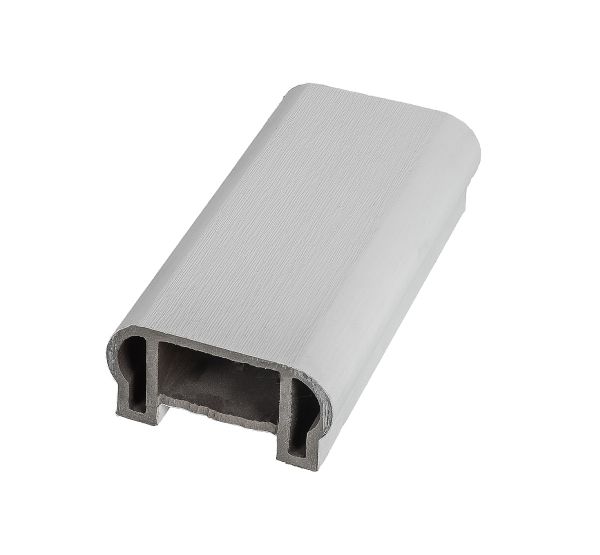 Перила верхнее фигурное 100х50 Extrusion Белый от производителя  Woodvex по цене 1 130 р