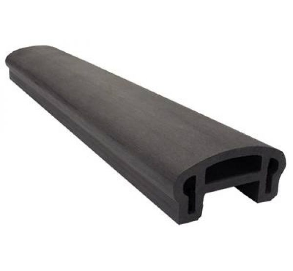 Перила верхнее фигурное 100х50 Select Графит от производителя  Woodvex по цене 995 р