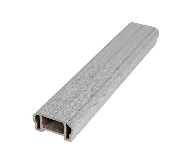 Перила верхнее фигурное 100х50 Extrusion Серый от производителя  Woodvex по цене 1 130 р