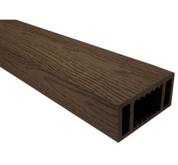 Перила нижнее 100х50 Select Тёмно Коричневый от производителя  Woodvex по цене 962 р