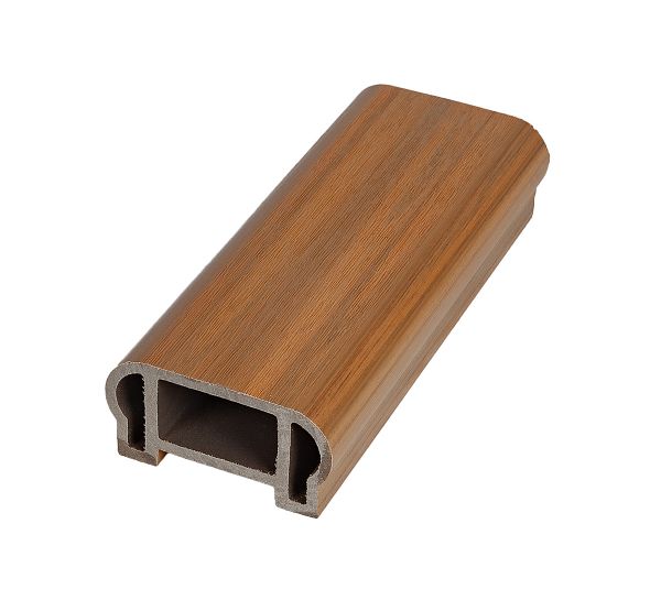 Перила верхнее фигурное 100х50 Extrusion Тик от производителя  Woodvex по цене 1 130 р