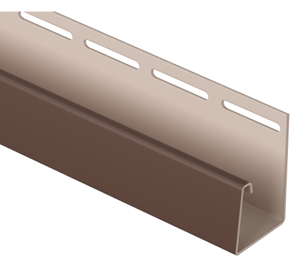 J-профиль фасадный 30 мм Табачный от производителя  Docke по цене 520 р