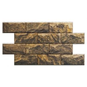 Фасадная термопанель Дагестанский камень - Тигровый глаз от производителя  Доломит по цене 752 р