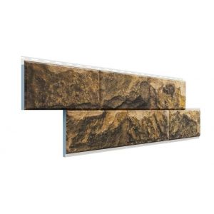 Фасадная термопанель Дагестанский камень - Тигровый глаз от производителя  Доломит по цене 752 р