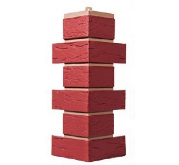 Угол Кирпич Саман - Красный от производителя Т-сайдинг по цене 380 р Угол Кирпич Саман - Красный от производителя Т-сайдинг по цене 380 р