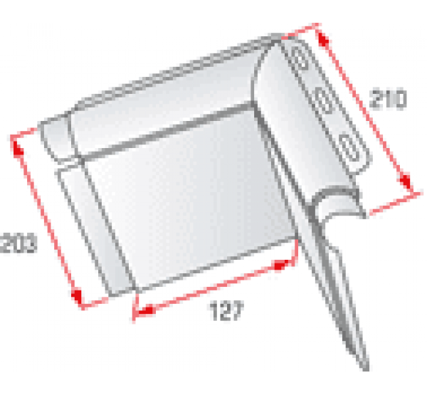 Угловой элемент откоса от производителя Альта-профиль по цене 295 р Угловой элемент откоса от производителя Альта-профиль по цене 295 р