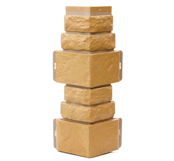 Угол Дикий камень - Бежевый от производителя Т-сайдинг по цене 380 р Угол Дикий камень - Бежевый от производителя Т-сайдинг по цене 380 р