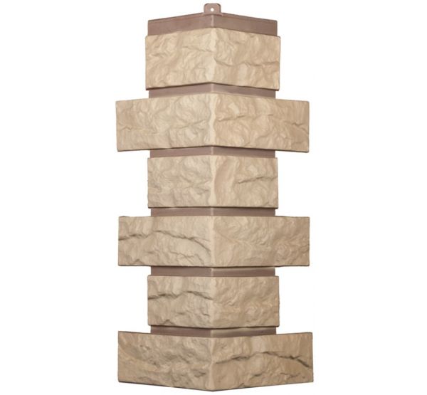 Угол Лондон Брик Кирпич - Желтый от производителя Т-сайдинг по цене 380 р Угол Лондон Брик Кирпич - Желтый от производителя Т-сайдинг по цене 380 р