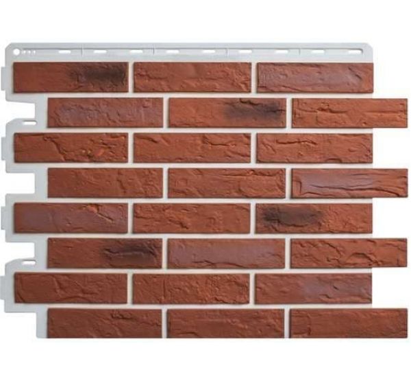Фасадные панели (цокольный сайдинг) Кирпич рижский - 04 от производителя Альта-профиль по цене 664 р Фасадные панели (цокольный сайдинг) Кирпич рижский - 04 от производителя Альта-профиль по цене 664 р