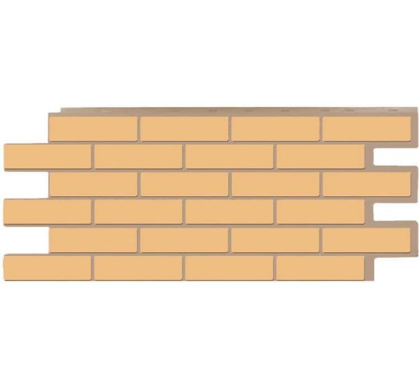 Фасадные панели СЕРИЯ кирпич Модерн - Бежевый от производителя  Т-сайдинг по цене 641 р