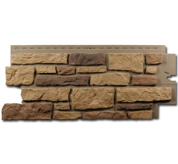 Цокольный сайдинг Creek Ledgestone (Бутовый камень) Arizona Sandstone от производителя  Nailite по цене 0 р