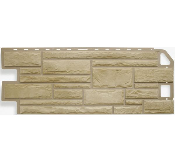 Фасадные панели (цокольный сайдинг) Камень Известняк от производителя  Альта-профиль по цене 632 р