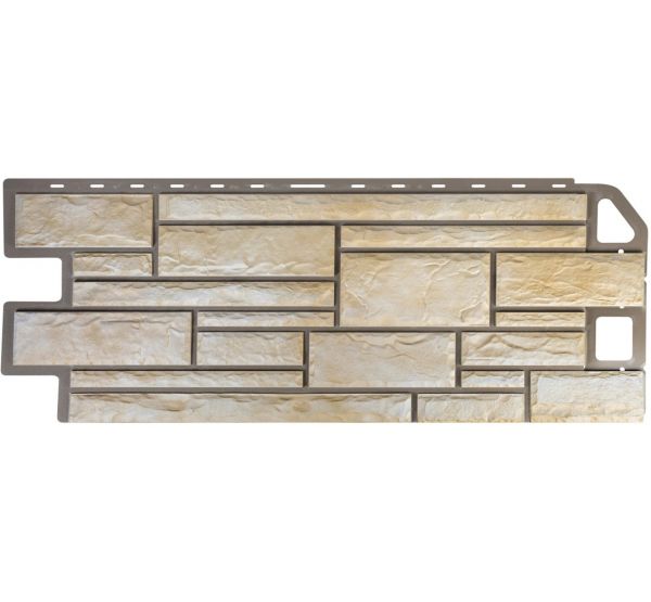 Фасадные панели (цокольный сайдинг) Камень Песчанник от производителя  Альта-профиль по цене 632 р