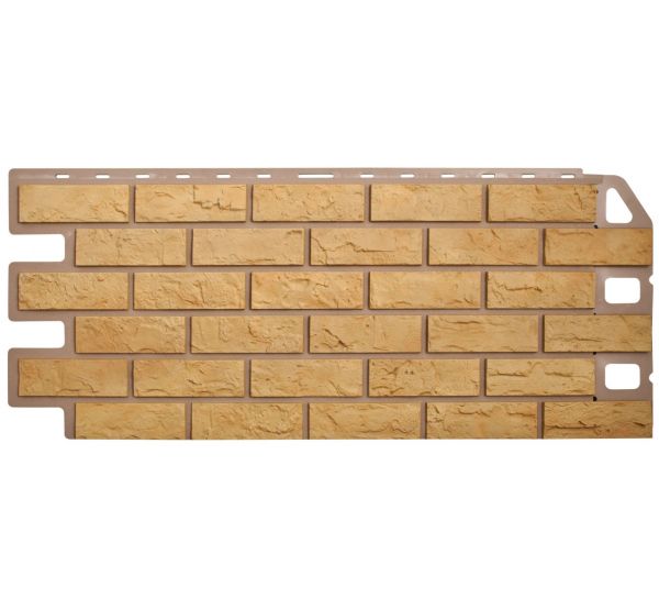 Фасадные панели (цокольный сайдинг) Кирпич Желтый от производителя Альта-профиль по цене 632 р Фасадные панели (цокольный сайдинг) Кирпич Желтый от производителя Альта-профиль по цене 632 р