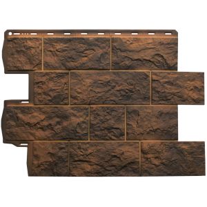 Фасадные панели (цокольный сайдинг) Туф Иранский от производителя  Альта-профиль по цене 623 р