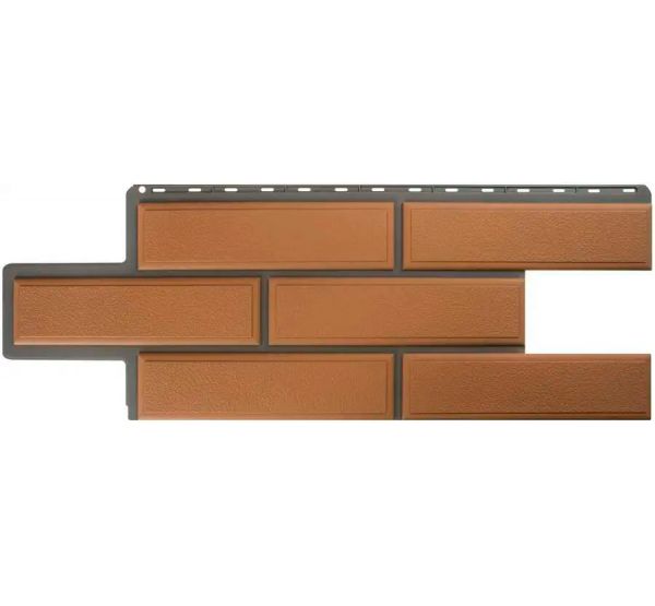 Фасадные панели (цокольный сайдинг) Венецианский камень Персиковый от производителя  Альта-профиль по цене 598 р