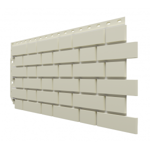 Фасадные панели Flemish (гладкий кирпич) Молочный от производителя  Docke по цене 627 р