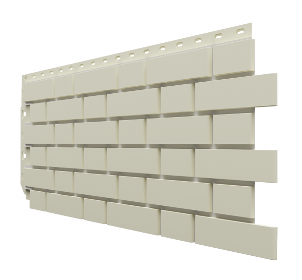 Фасадные панели Flemish (гладкий кирпич) Молочный от производителя  Docke по цене 627 р