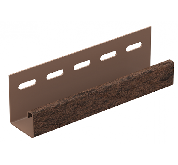 J-планка Стоун-хаус Камень Жженый от производителя  Ю-Пласт по цене 350 р