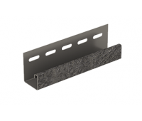 J-планка Стоун-хаус Кирпич Графитовый