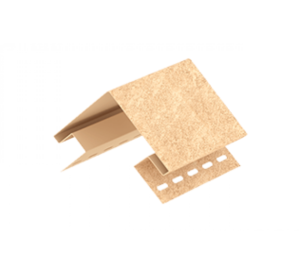 Наружный угол Стоун-хаус Кирпич Песочный от производителя  Ю-Пласт по цене 906 р