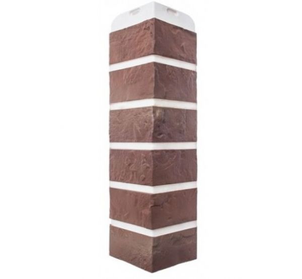 Угол наружный Кирпич Рижский 01 от производителя Альта-профиль по цене 634 р Угол наружный Кирпич Рижский 01 от производителя Альта-профиль по цене 634 р