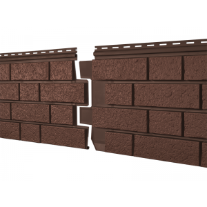 Фасадная панель Стоун Хаус S-Lock Клинкер Терракотовый от производителя  Ю-Пласт по цене 0 р