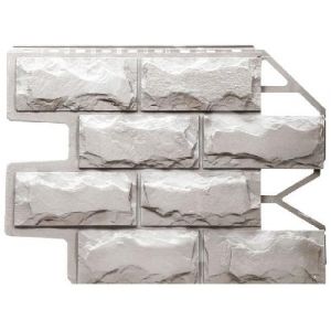 Фасадные панели (цокольный сайдинг) Блок - Светло-коричневый от производителя  Fineber по цене 490 р