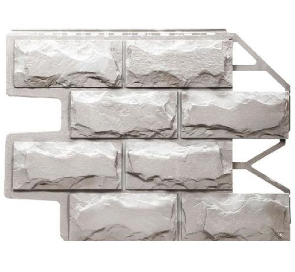 Фасадные панели (цокольный сайдинг) Блок - Светло-коричневый от производителя  Fineber по цене 490 р